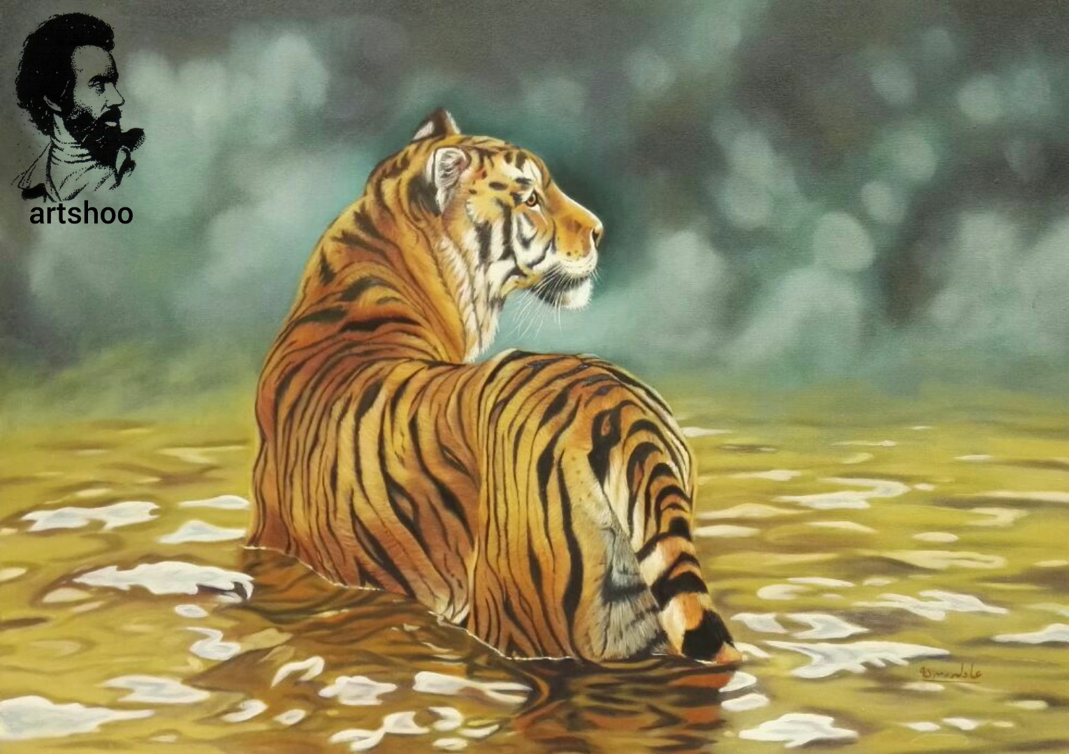 نقاشی رنگ روغن اورژینال